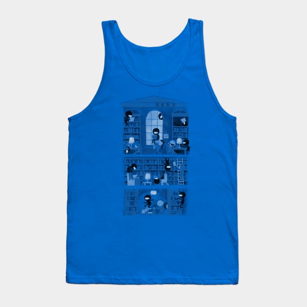 Silence in the library Tank Top by Queenmob